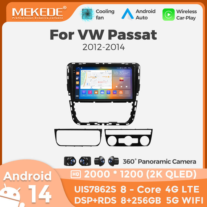 Suitable for volkswagen 13 passat vw passat 2012-2014 android large screen car navigation