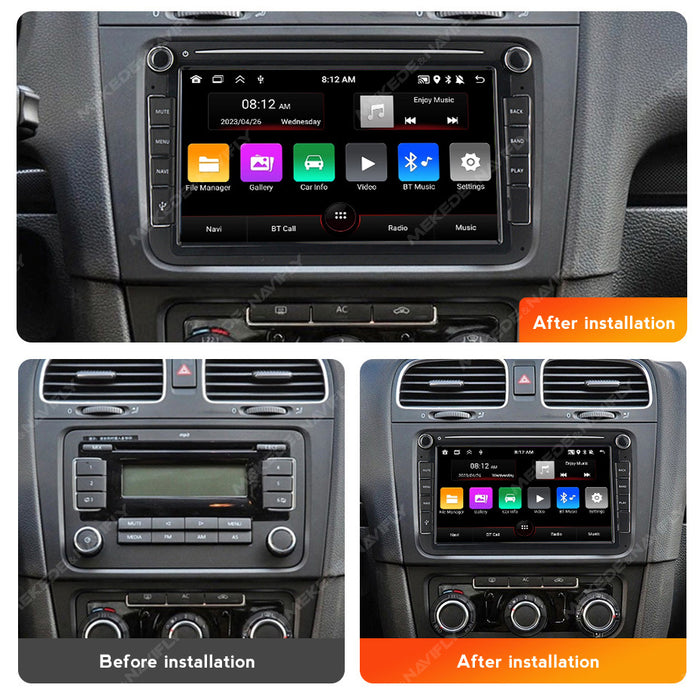 Suitable for volkswagen general 7inch 8inch 9inch vw magotan sagitar android car navigation cross-border supply