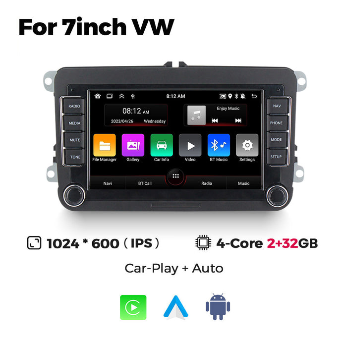 Suitable for volkswagen general 7inch 8inch 9inch vw magotan sagitar android car navigation cross-border supply
