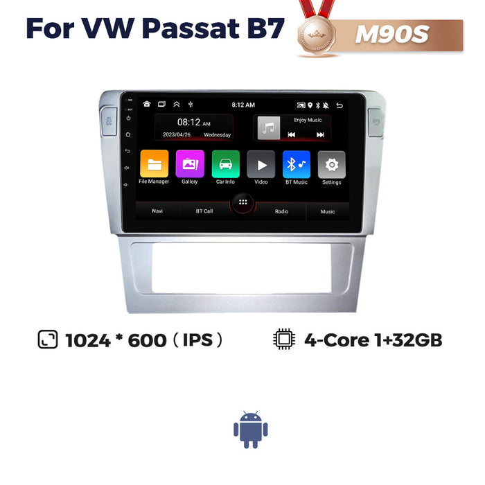 Suitable for volkswagen passat b7 magotan 05-11 models, in-car central control gps navigation wireless carplay