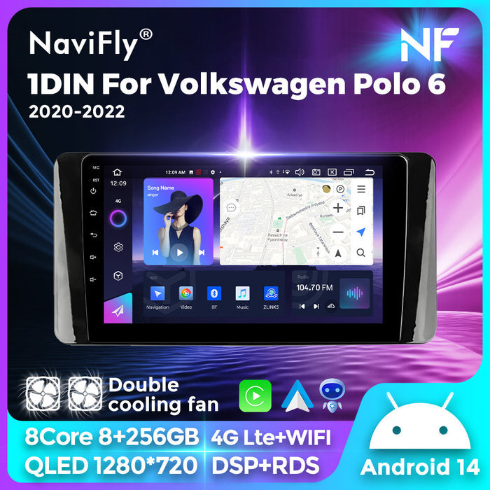 Suitable for volkswagen polo 6 skoda rapid 2020-2022 android smart navigator