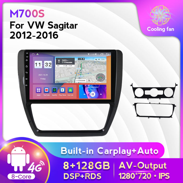 Suitable for Volkswagen Sagiatr 12-16 Android large-screen central control car navigation screen 8 + 128G