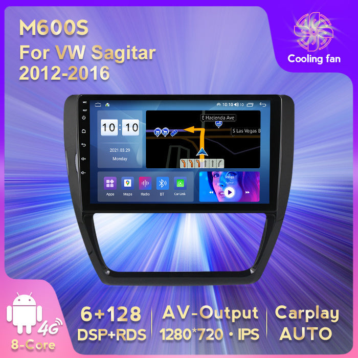 Suitable for volkswagen sagitar (jetta) 2012-2016 models: in-car central control gps navigation wireless carplay