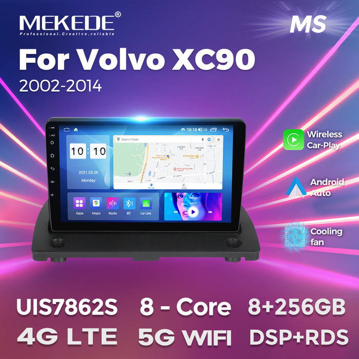 Suitable for volvo 02-14 volvo xc90 android large screen car navigation carplay cross-border supply