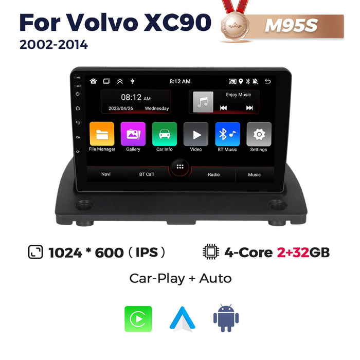 Suitable for volvo 02-14 volvo xc90 android large screen car navigation carplay cross-border supply