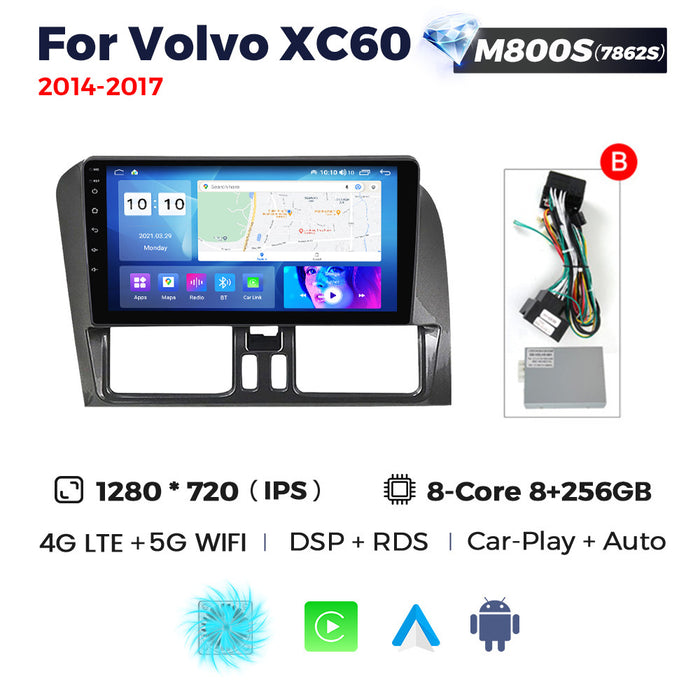 Suitable for volvo 14-17 volvo xc60 android large screen car navigation carplay cross-border supply