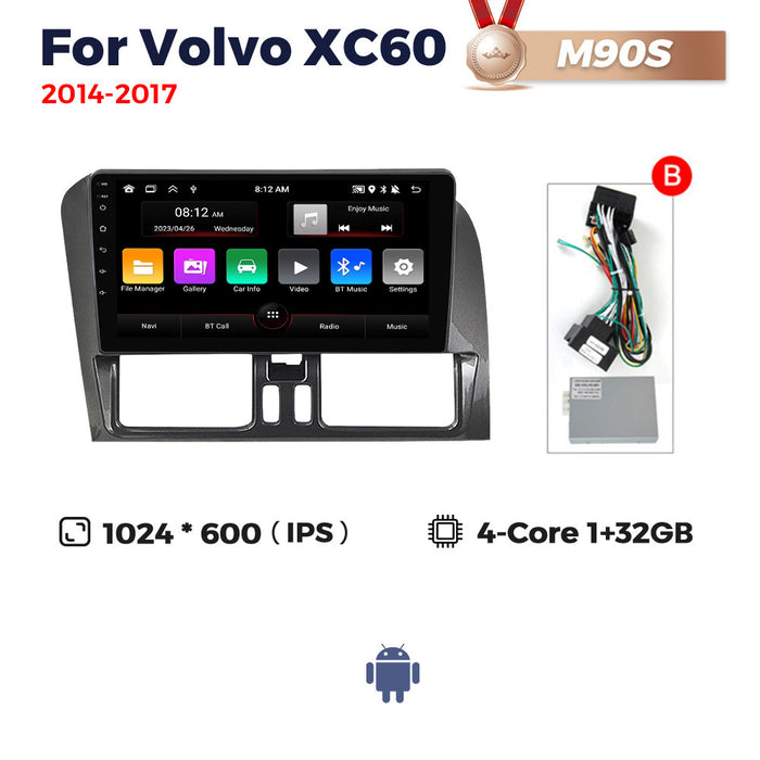 Suitable for volvo 14-17 volvo xc60 android large screen car navigation carplay cross-border supply