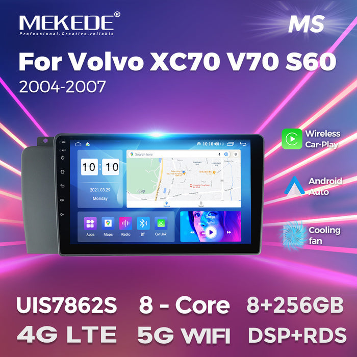 Suitable for volvo xc70/v70/s60 2004-2007 android large screen car navigation cross-border supply