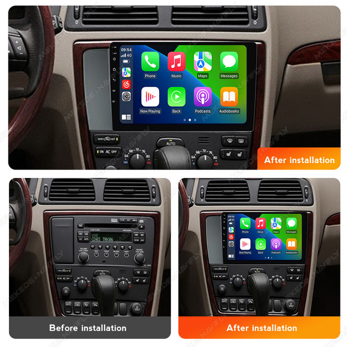 Suitable for volvo xc70/v70/s60 2004-2007 android large screen car navigation cross-border supply