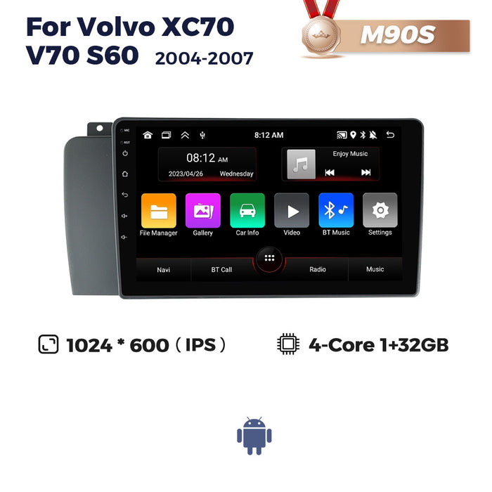 Suitable for volvo xc70/v70/s60 2004-2007 android large screen car navigation cross-border supply