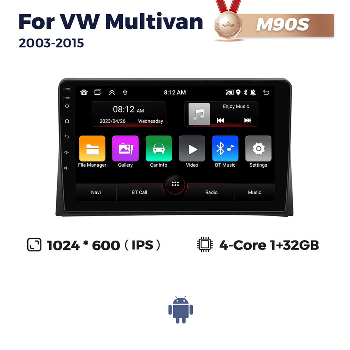 Suitable for vw multivan t5 2003-2015 volkswagen metroway android large screen car navigation