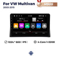 Suitable for vw multivan t5 2003-2015 volkswagen metroway android large screen car navigation
