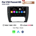 Suitable for vw passat b5 2000-2005 volkswagen passat android large screen car navigation carplay