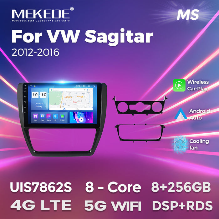 Suitable for vw sagitar 2012-2016 volkswagen sagitar car large screen android navigation carplay