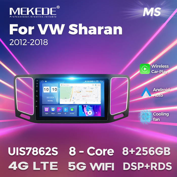 Suitable for vw sharan 2012-2018 volkswagen sharan android car navigation wireless carplay