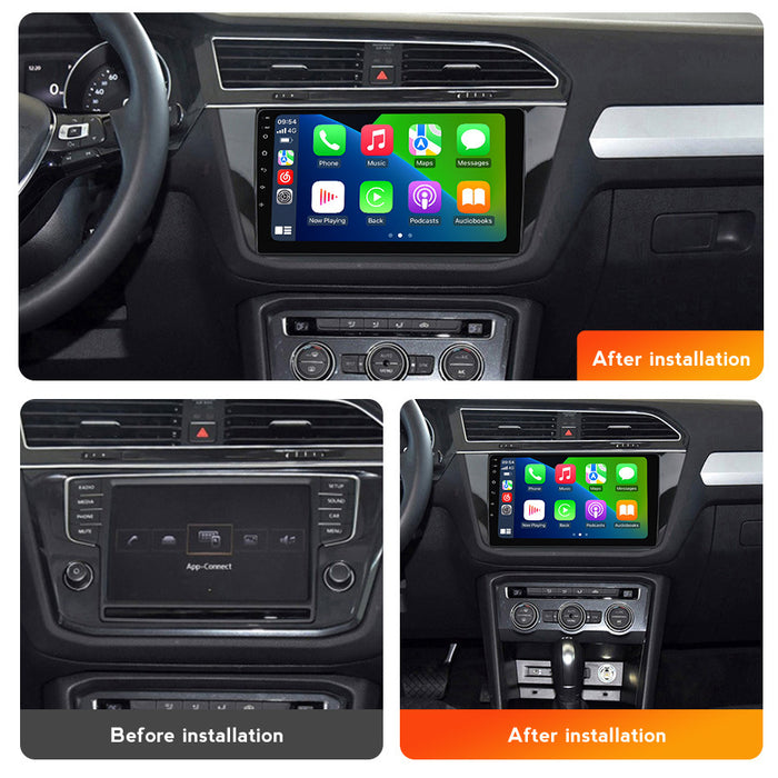 Suitable for vw tiguan 2017-2019 volkswagen touran car central control gps navigation android carplay