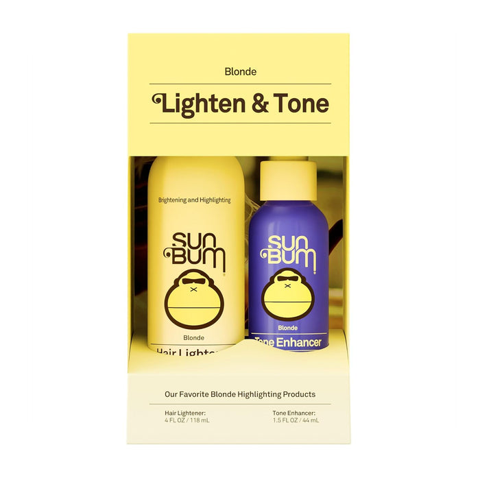 uv-activated hair lightener that amplifies sun's natural highlighting effects