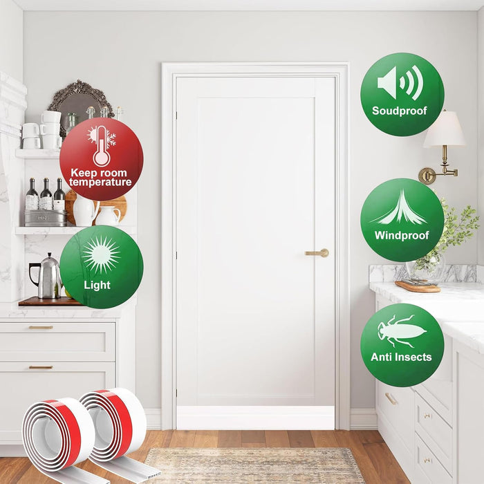 cuttable length to fit any standard or custom door width