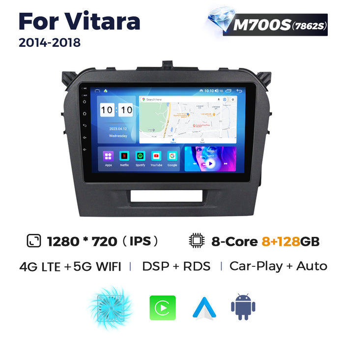 Suzuki Vitara 2014-2018 Android large screen central control navigation Bluetooth Carplay