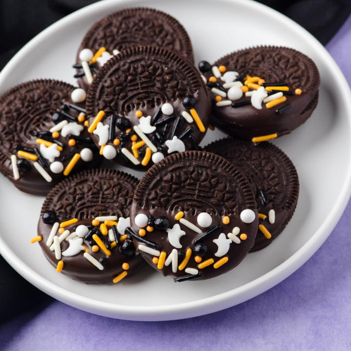 Sweets Indeed Halloween Sprinkle Mix – No Artificial Color Edible Topping for Additive Free Baking