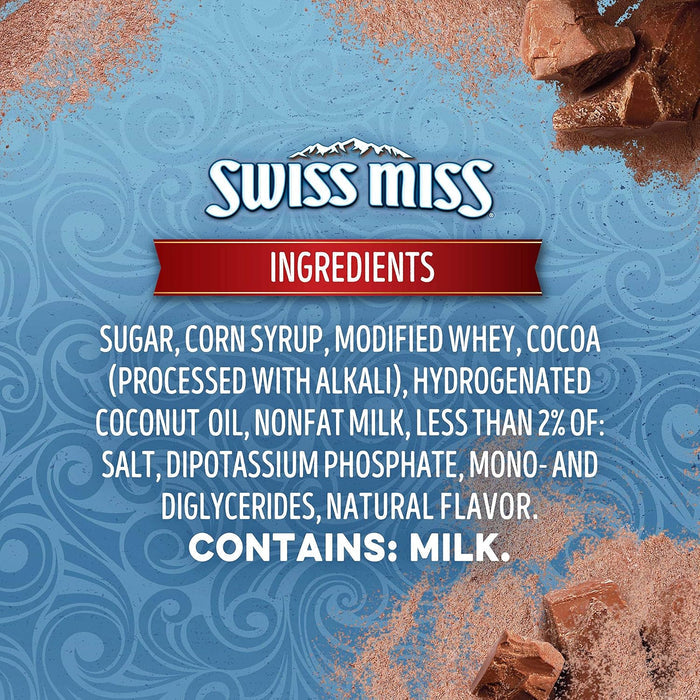 Swiss Miss Rich Chocolate Packets – No-Artificial-Ingredient Cocoa for Mindful Evenings