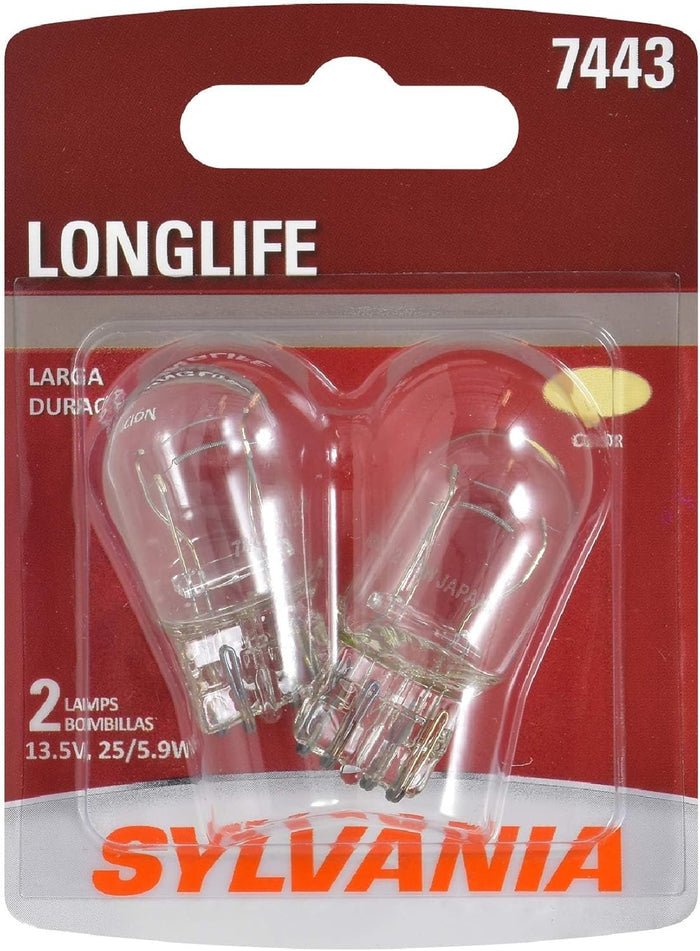 7443 bulb specification for drl and back-up/reverse light fitments