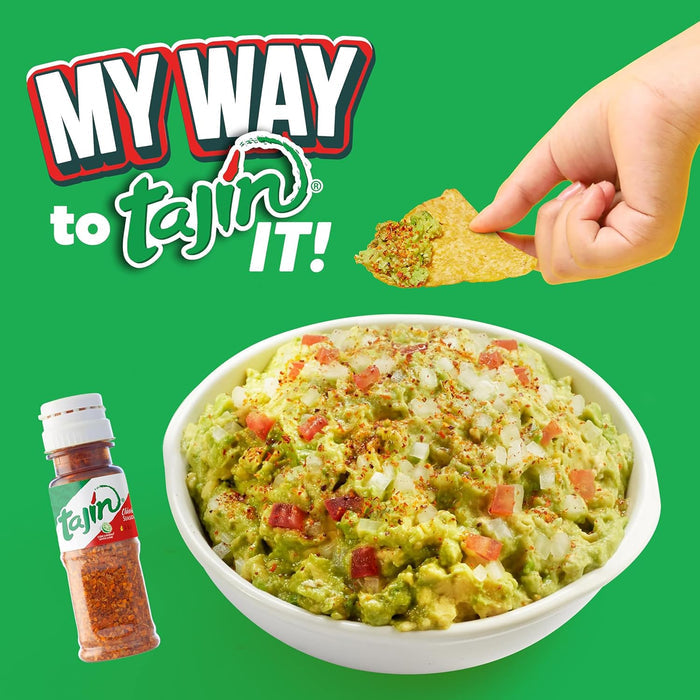 Tajín Clásico Mexican Seasoning – Travel-Friendly Snack Topper for Road Trips, Beach Days, and Tailgating