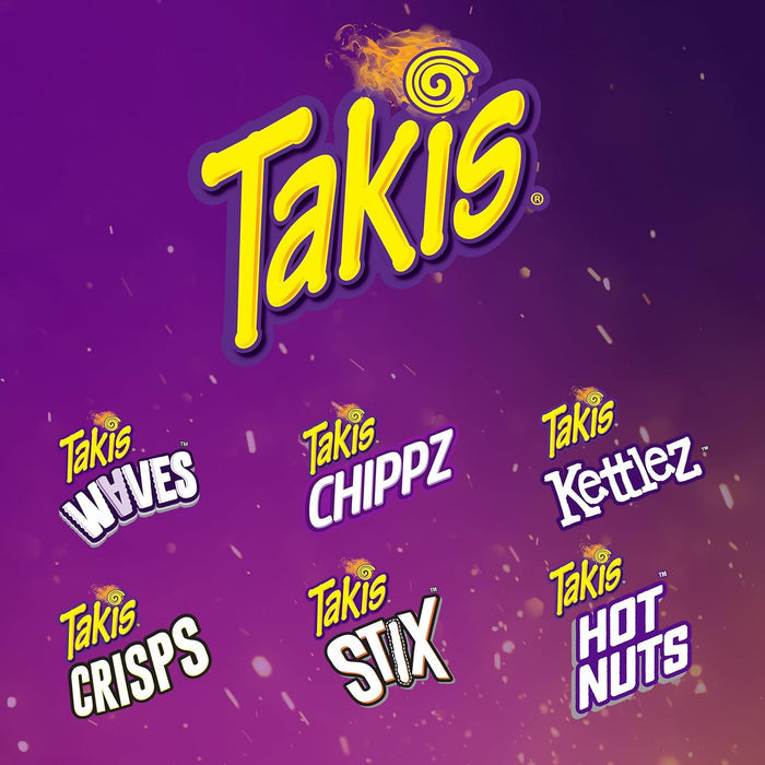 Takis Mini Variety Pack – Backyard Party and BBQ Snack, Crowd-Pleasing Bite Size Tortilla Chips Assortment