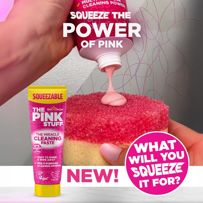 two purchase options: standalone paste or paste-plus-scrubber sponge bundle