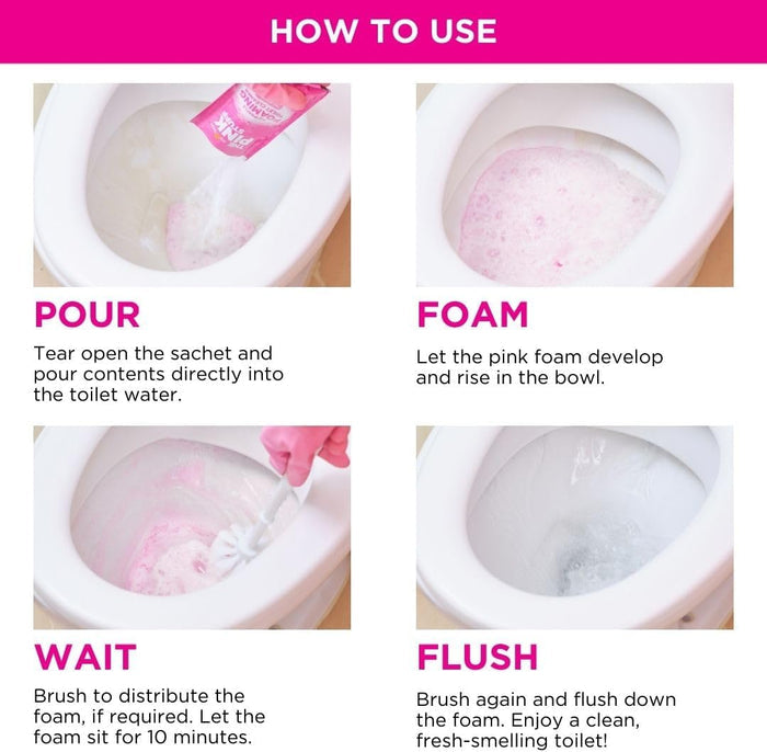The Pink Stuff Toilet Cleaning Powder Pack – Affordable Birthday Gift for Mom Who Loves a Sparkling Bathroom