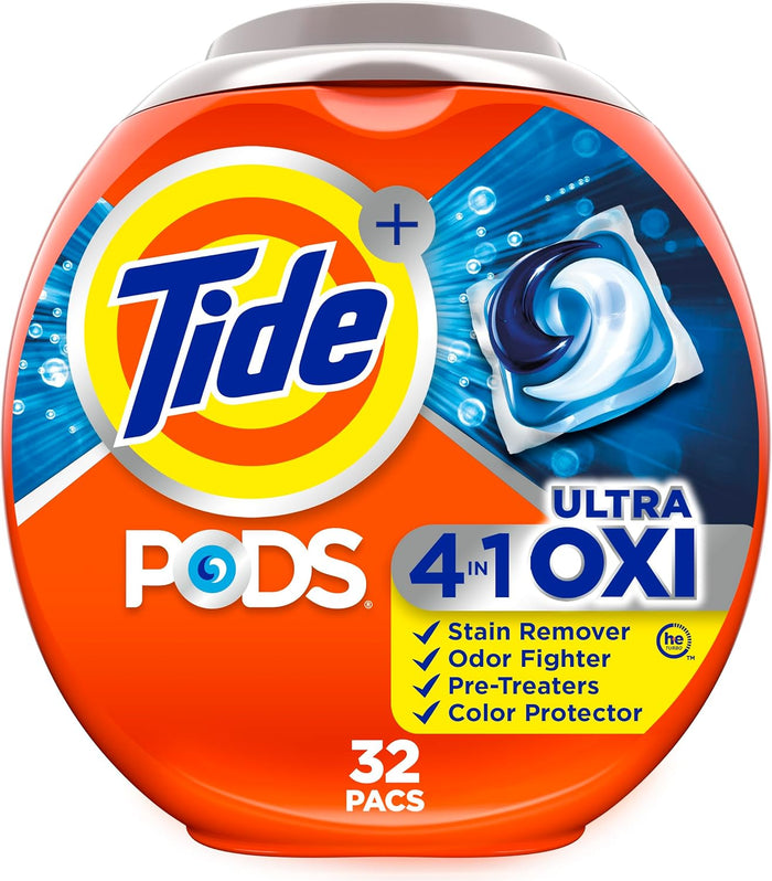 4-in-1 formula combining detergent, stain remover, color protector, and pre-treater