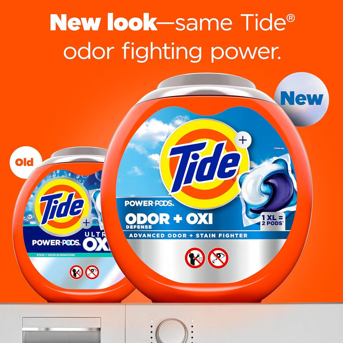 2x larger pac size compared to standard tide pods for heavier loads