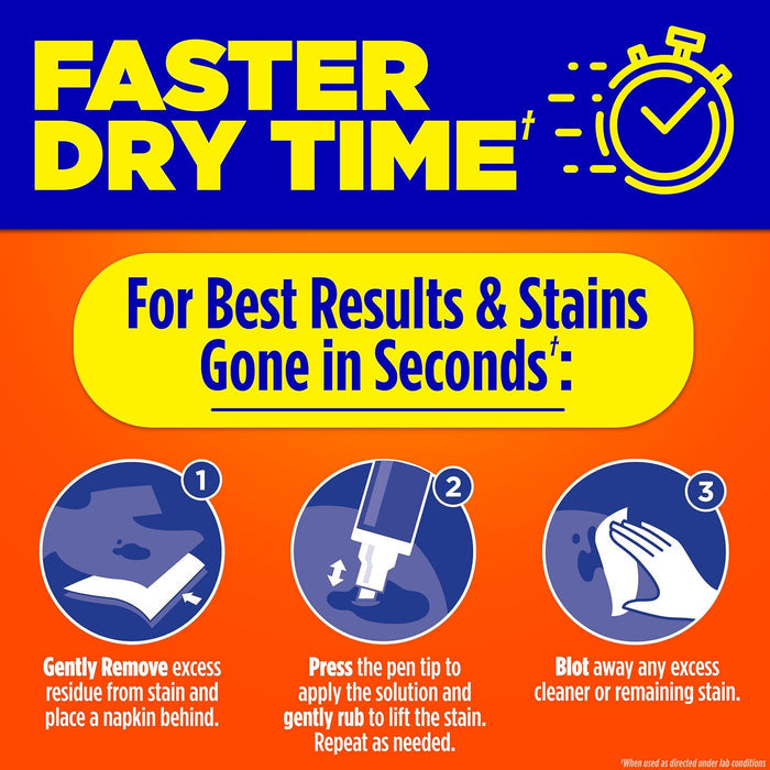 bleach-free solution safe for use on most fabrics and colors
