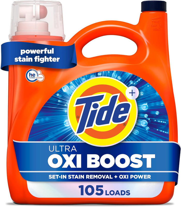 enhanced oxi boost formula with more oxi cleaning ingredients than prior tide ultra oxi
