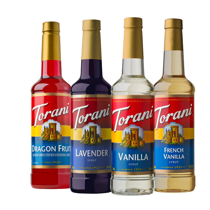 Dragon Fruit, Lavender, Vanilla, French Vanilla - 25.4 Fl Oz (Pack of 4)
