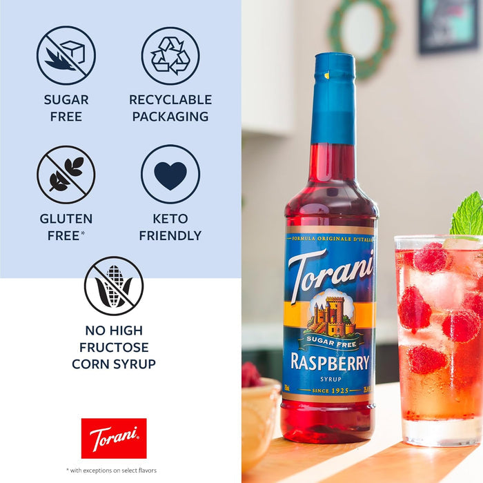 Torani Sugar Free Syrup Vanilla – Artisanal Dessert Flavor for the Curated Coffee Nook