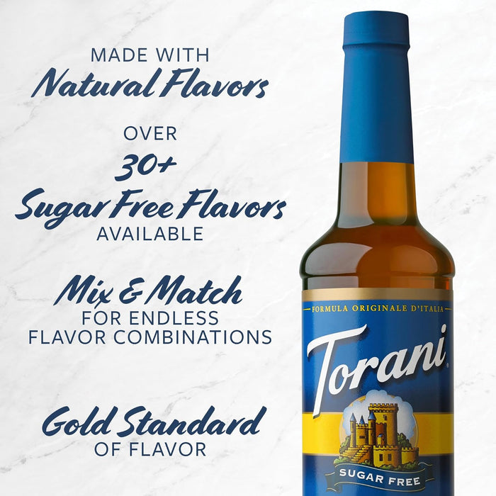 Torani Sugar Free Syrup Vanilla – Artisanal Dessert Flavor for the Curated Coffee Nook