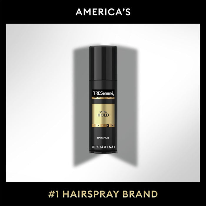 TRESemmé Anti-Frizz Travel Hairspray – Wind-Resistant Style for Camping & Festivals, 12-Pack
