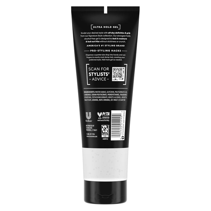 ultra hold gel strength with non-crunchy, non-sticky finish