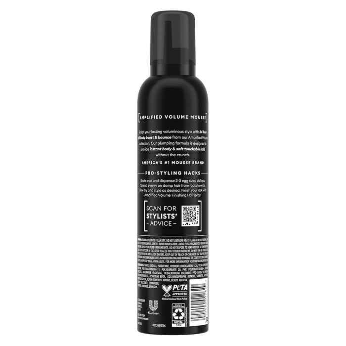 mousse format (not spray or gel) for even root-to-ends distribution