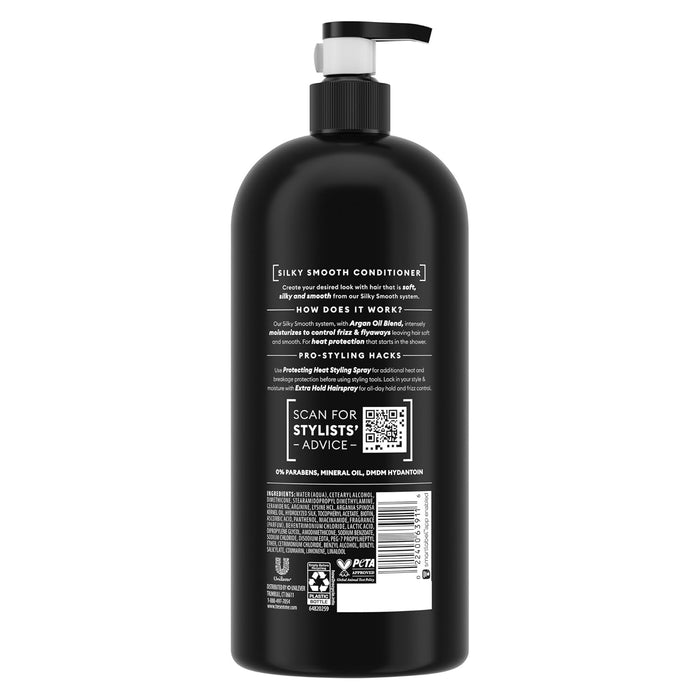 advanced smoothing system targeting frizz and flyaways