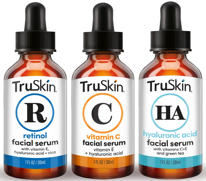 TruSkin Hydrating Serum Collection – Three-Step Routine to Brighten & Soothe Before Bed