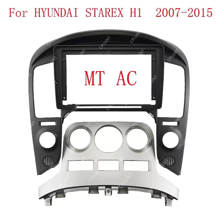 Universal trim kit for 2007-2015 hyundai starex h1 mt/at ac android head unit navigation retrofit panel