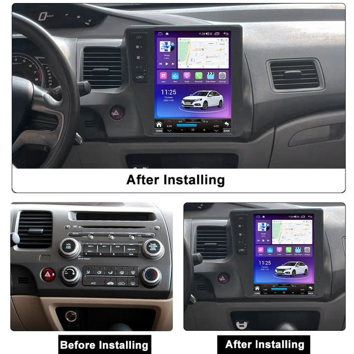 Used in civic cars 04-09 civic vertical screen android smart car navigation/cross-border supply