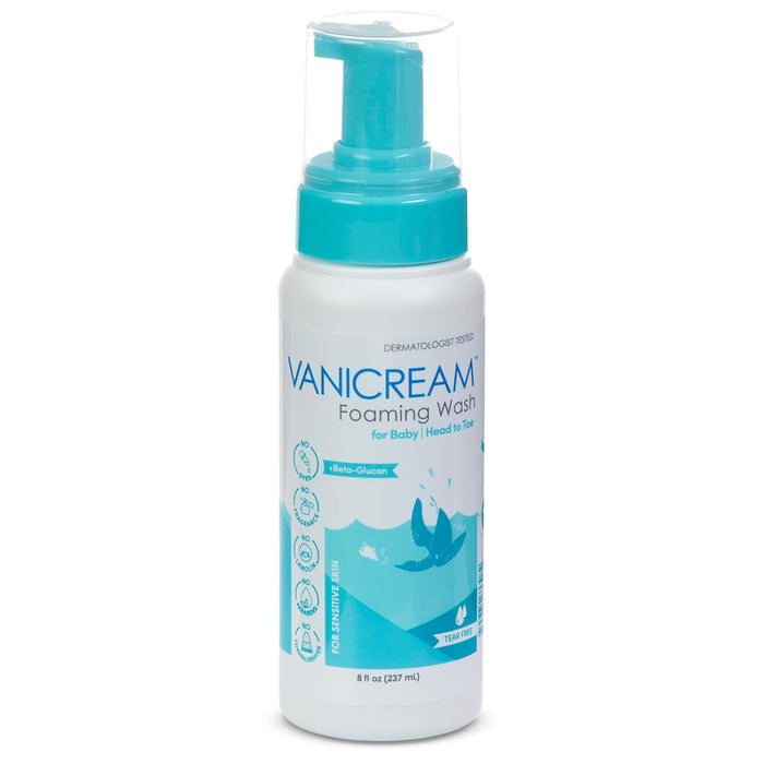 rich foaming lather from a single pump for easy head-to-toe coverage