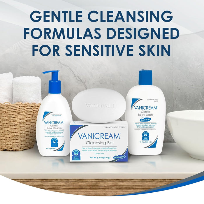 Vanicream Cleansing Bar — Multi-Use Sensitive Skin Bar for a Less-Is-More Vanity Setup