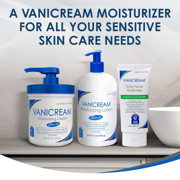 Vanicream Sensitive Skin Lotion – Multi Use Lotion Replacing Several Specialty Moisturizers