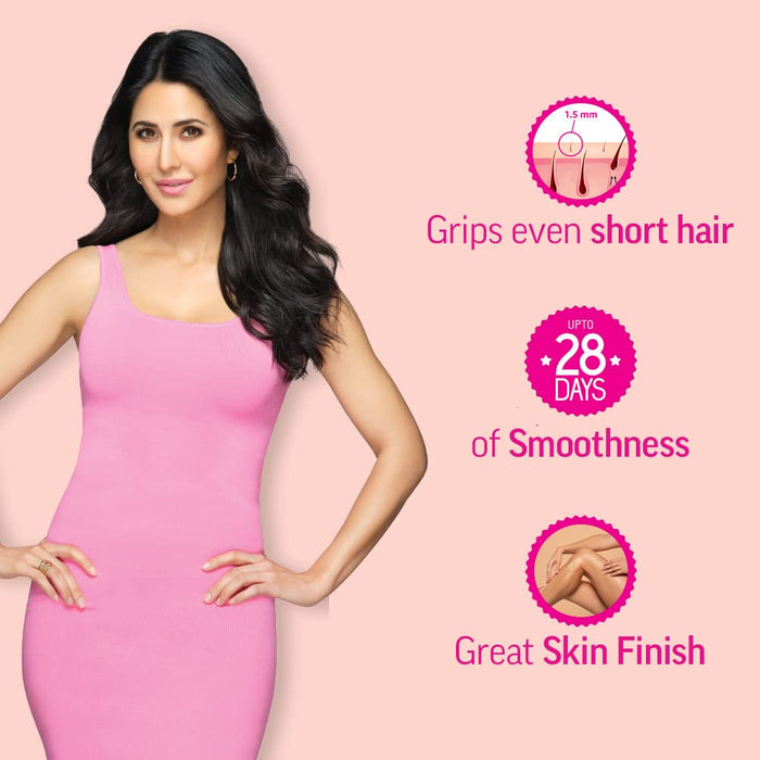 hair removal effectiveness down to 1.5mm length