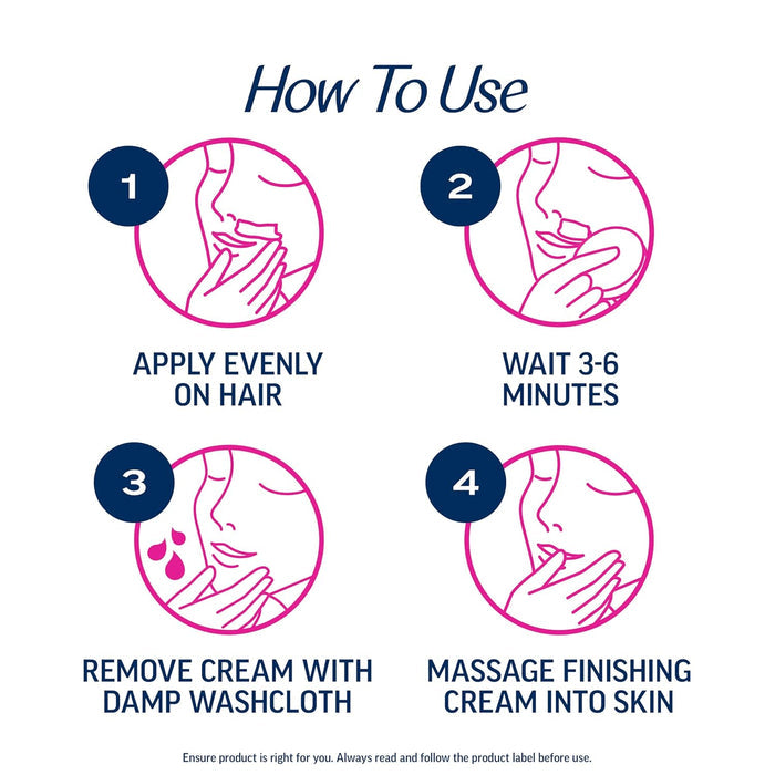 Veet Sensitive Skin Depilatory Cream with Aloe Vera – Pampering Birthday Gift for Her, 2-Piece Finishing Kit