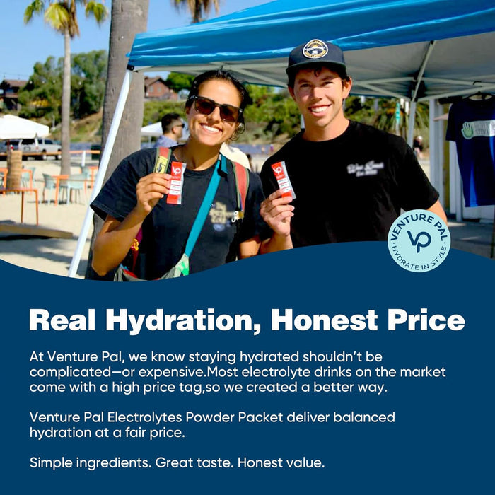 Venture Pal High Sodium Hydration Sticks – Practical Gift for Anyone Starting Keto, Paleo or Fasting